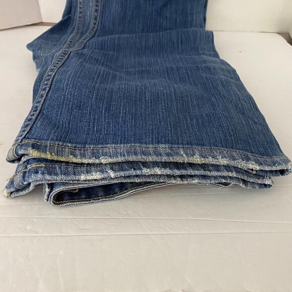 BKE Culture Buckle Women's Medium Light Wash Bootcut Blue Jeans Size 27 33.5 - Picture 10 of 11